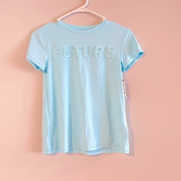 ID IDEOLOGY Big Girls Future T-Shirt, blue top 10/12 - Picture 4 of 5